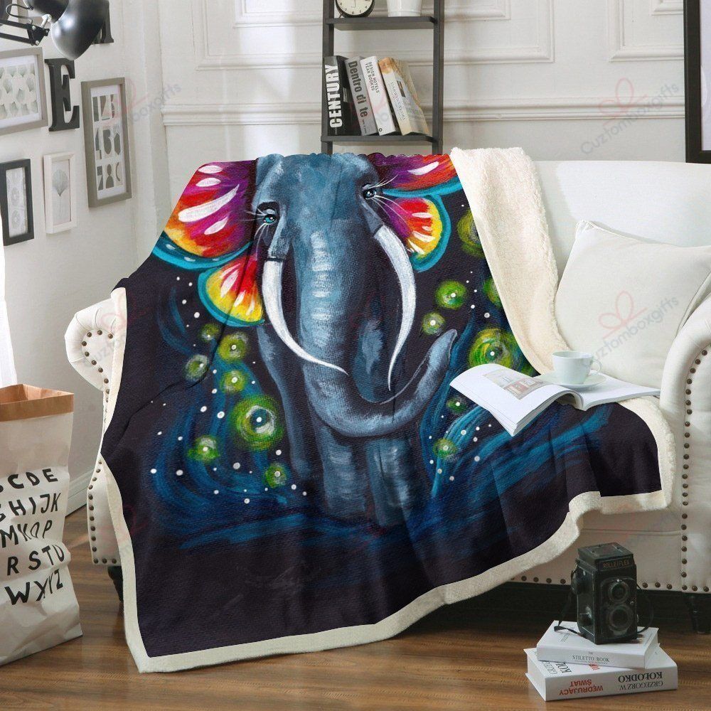 Elephant Fleece Blanket