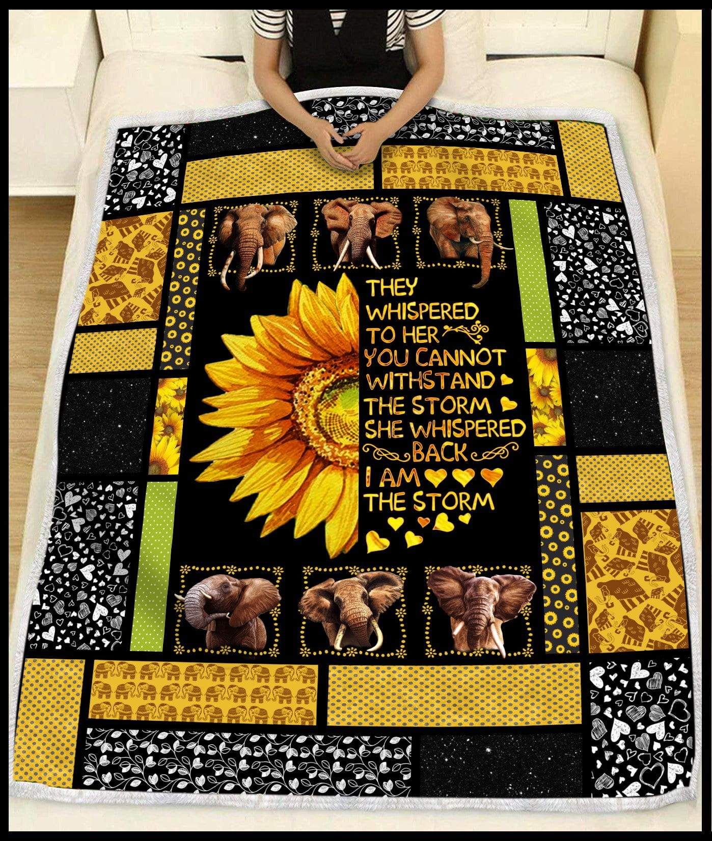 Elephant Fleece Blanket