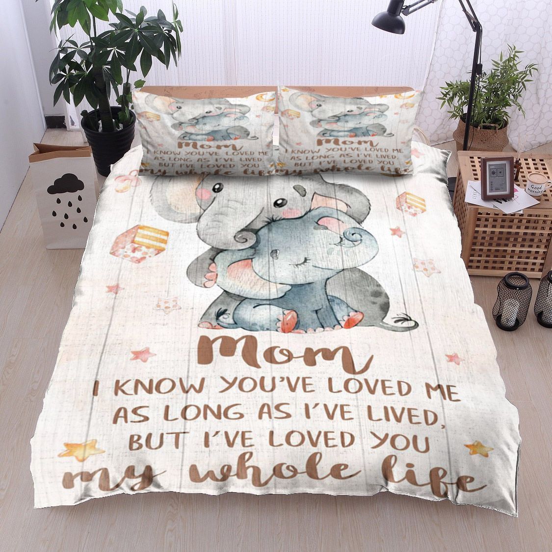 Elephant Mom Bedding Set