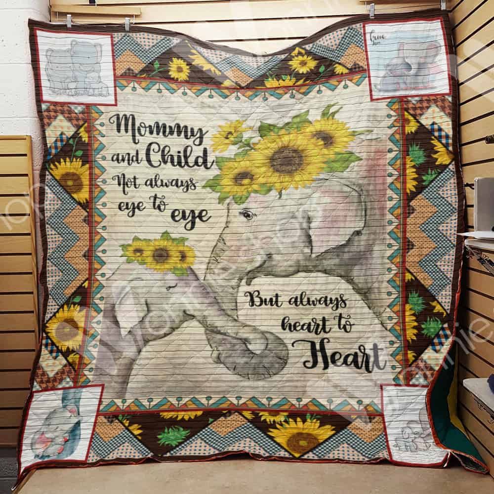 Elephant Mom Quilt Blanket DHC11021030TD