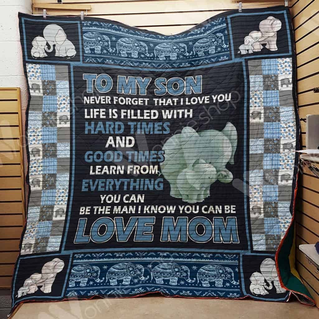 Elephant Mom Quilt Blanket DHC1102699TD