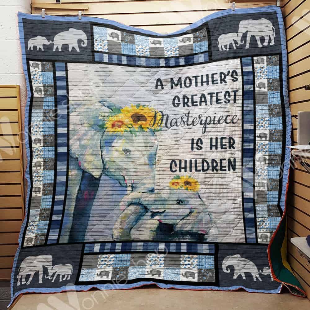 Elephant Mom Quilt Blanket DHC1102755TD