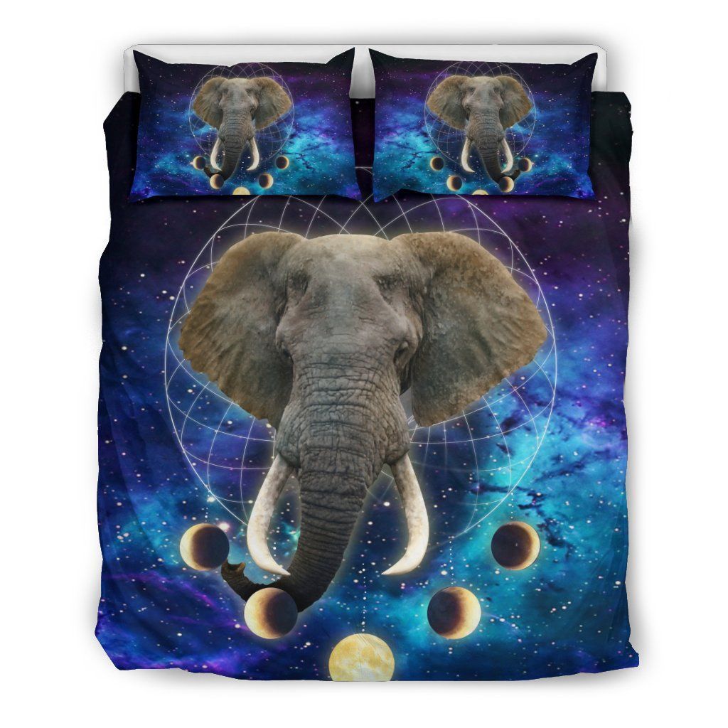 Elephant Moon Bedding Set
