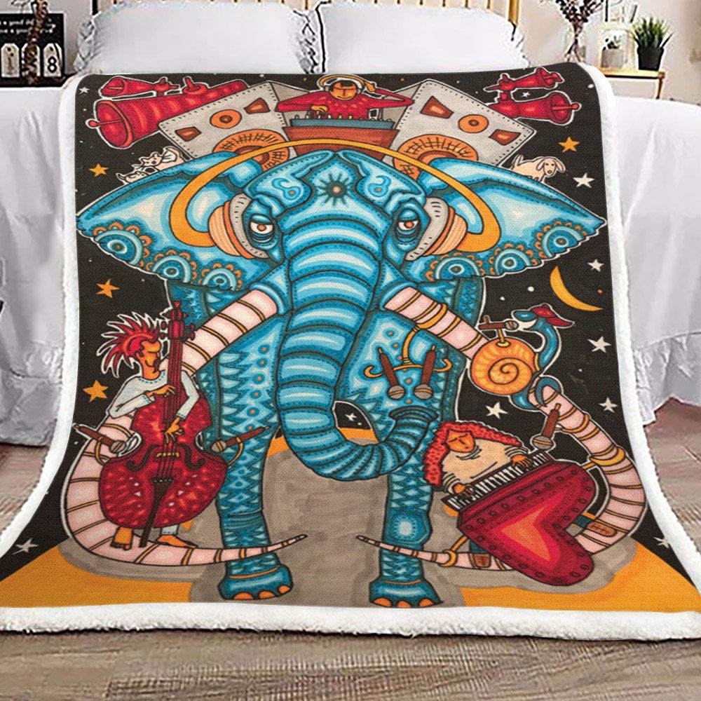 Elephant Music Sherpa Fleece