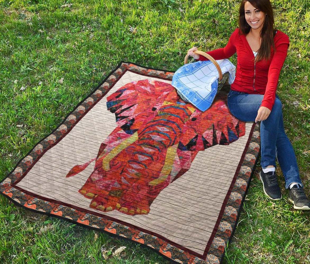 Elephant NG110701B TBG Quilt Blanket