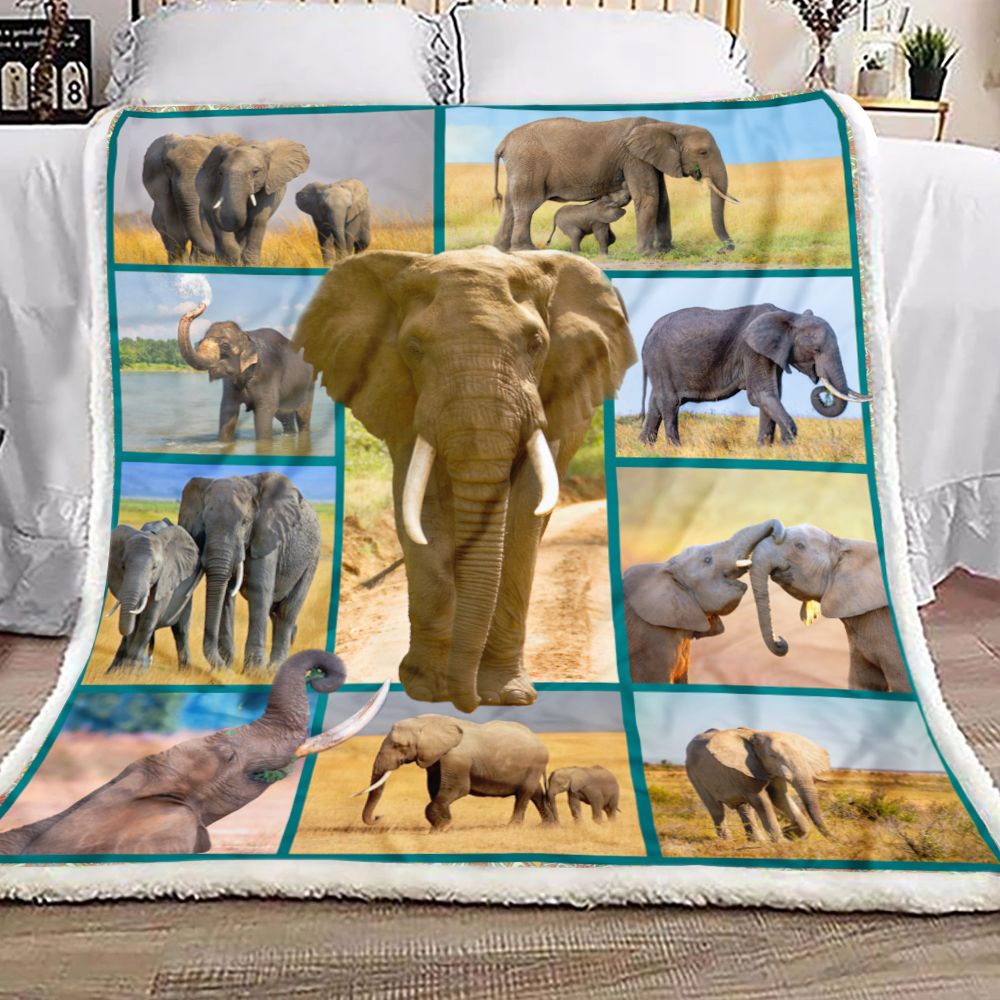 Elephant Fleece Blanket
