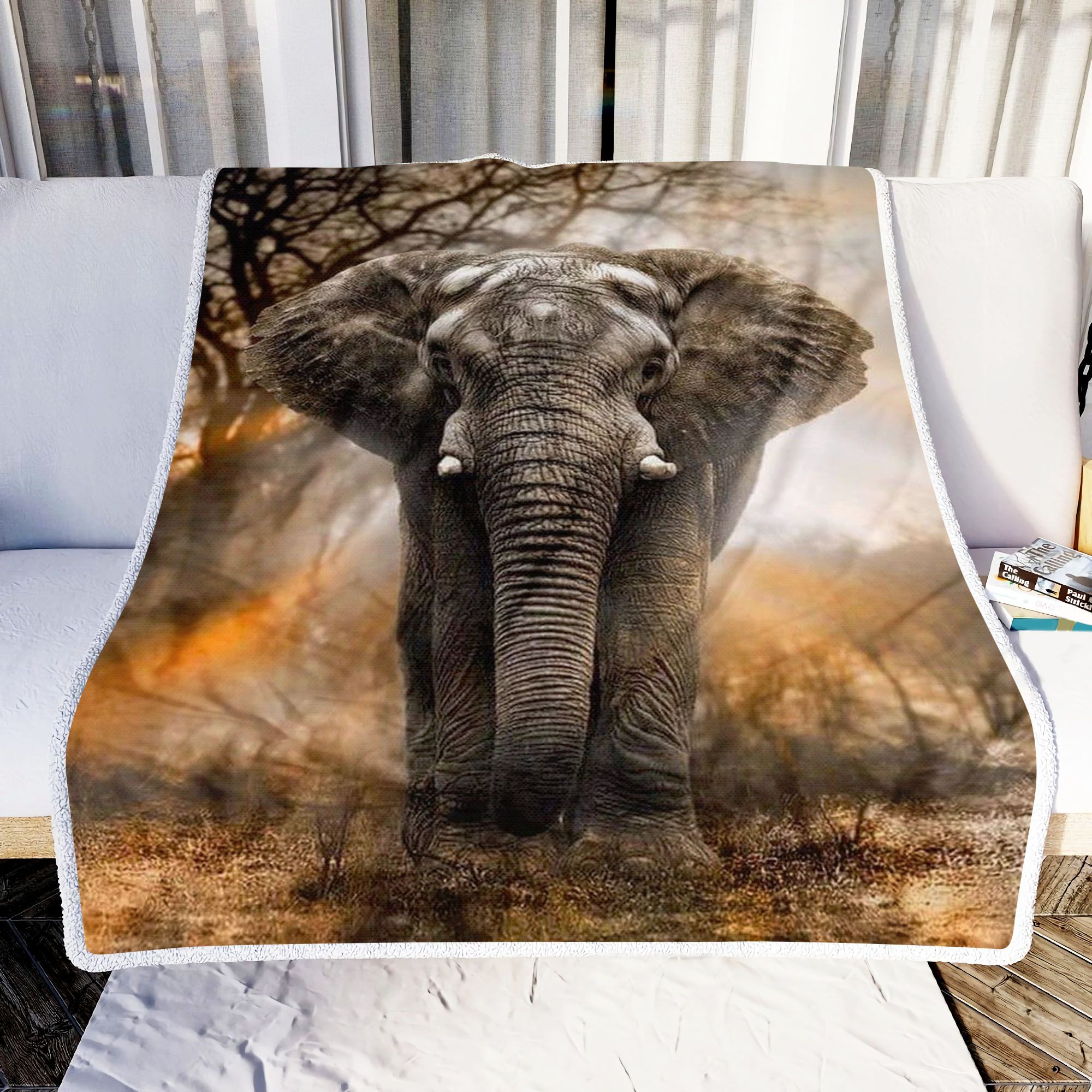 Elephant Fleece Blanket
