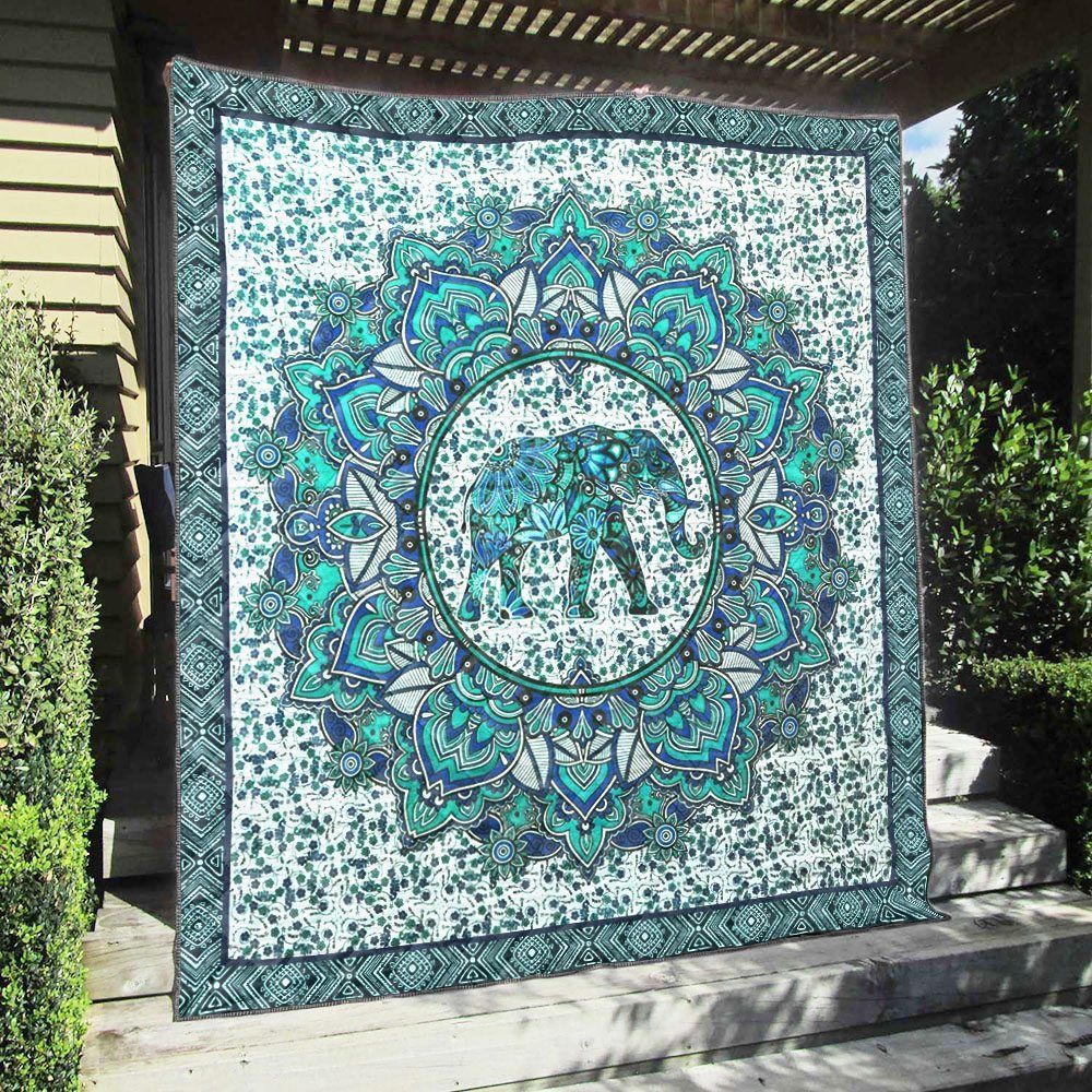 Elephant QH050803C TBG Quilt Blanket