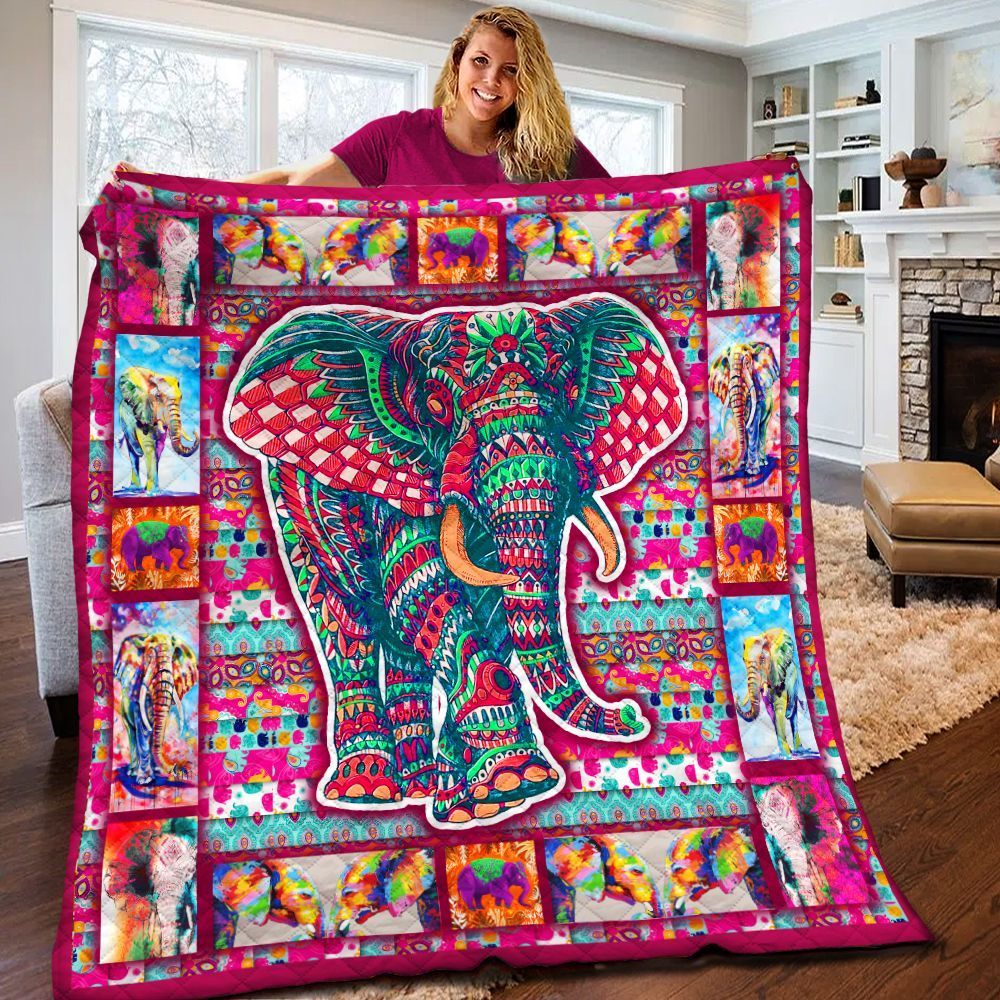 Elephant Quilt Blanket BBB060516SM