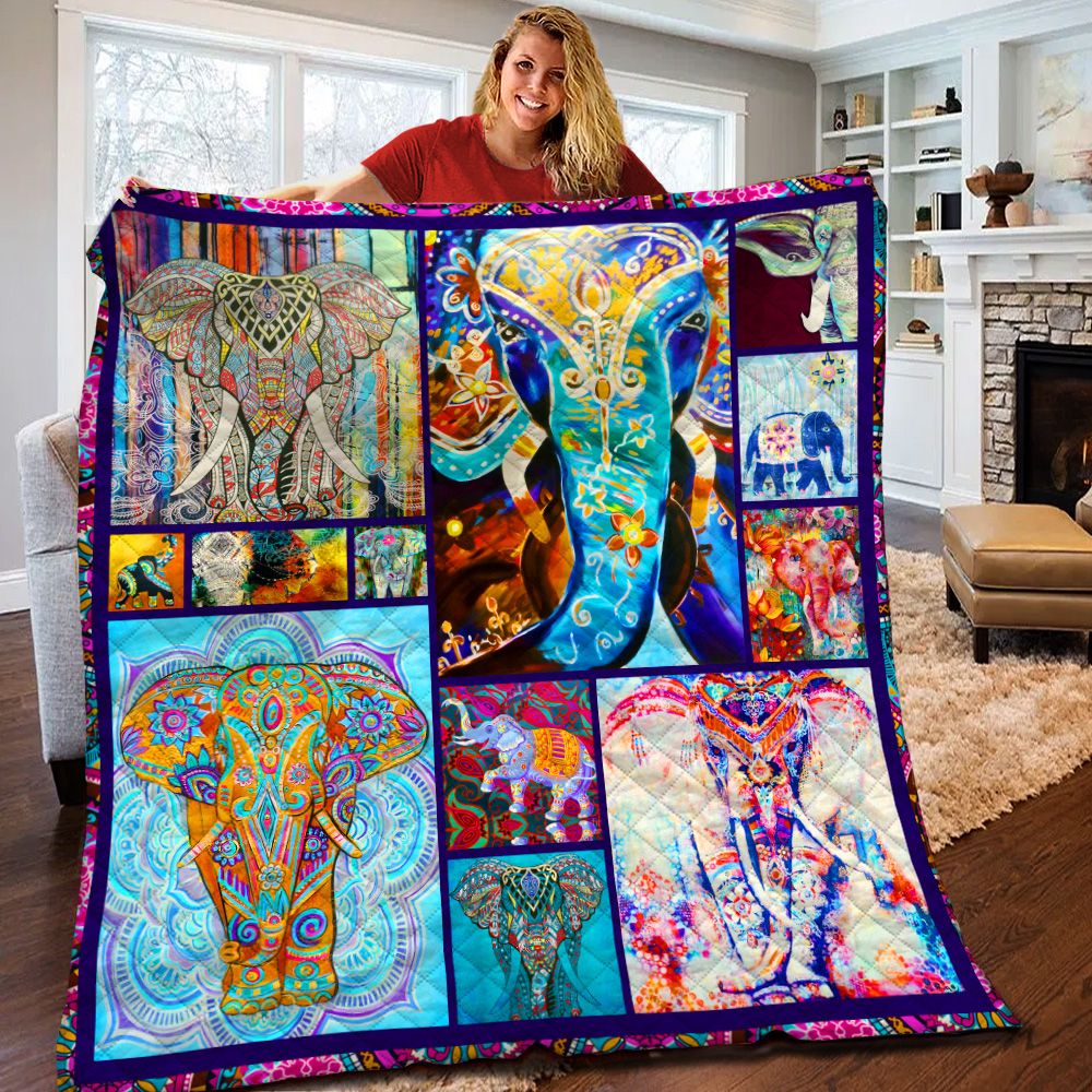 Elephant Quilt Blanket BBB150224HT