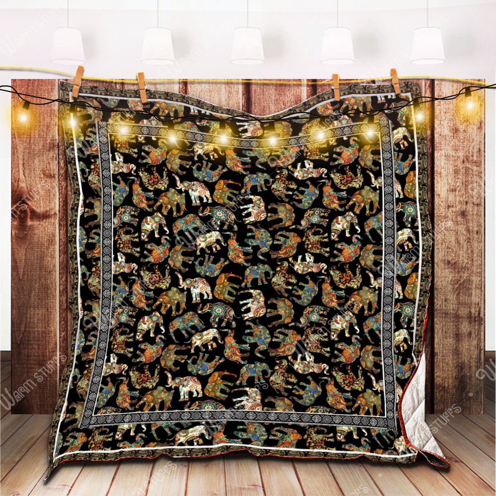 Elephant Quilt Blanket Bk Dhc1312599Dd