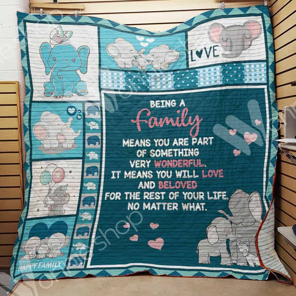Elephant Quilt Blanket DHC01021357TD