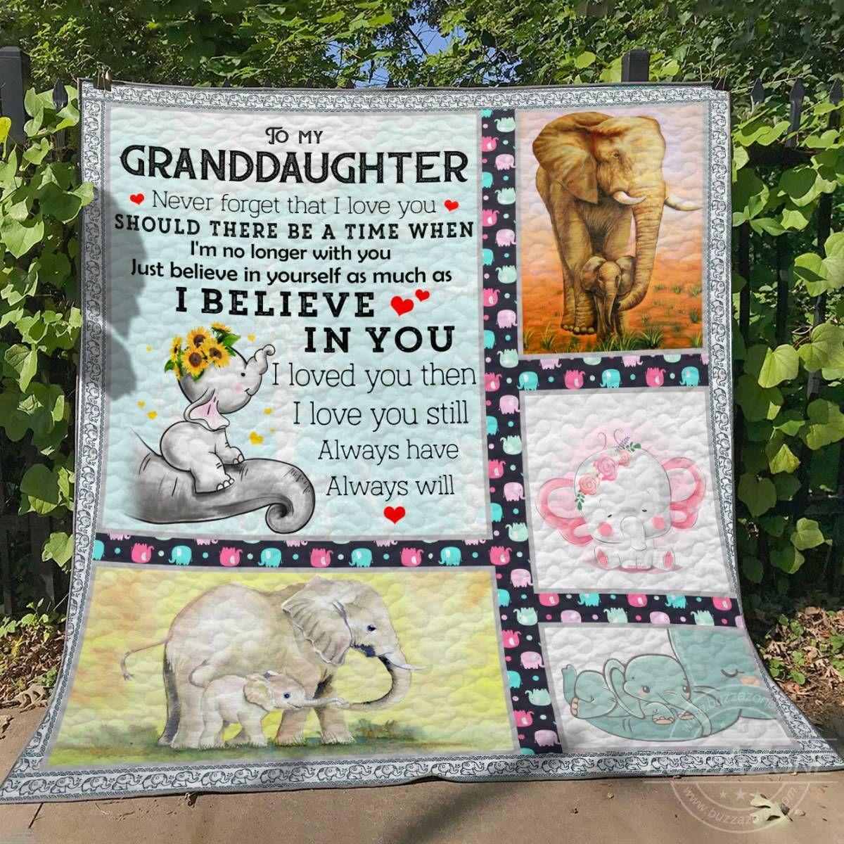 Elephant Quilt Blanket DHC071260VT