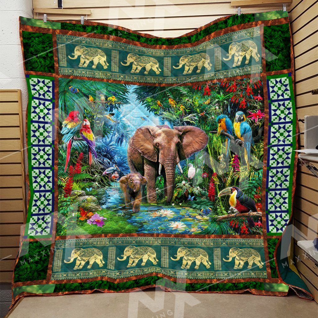 Elephant Quilt Blanket DHC0910395VT