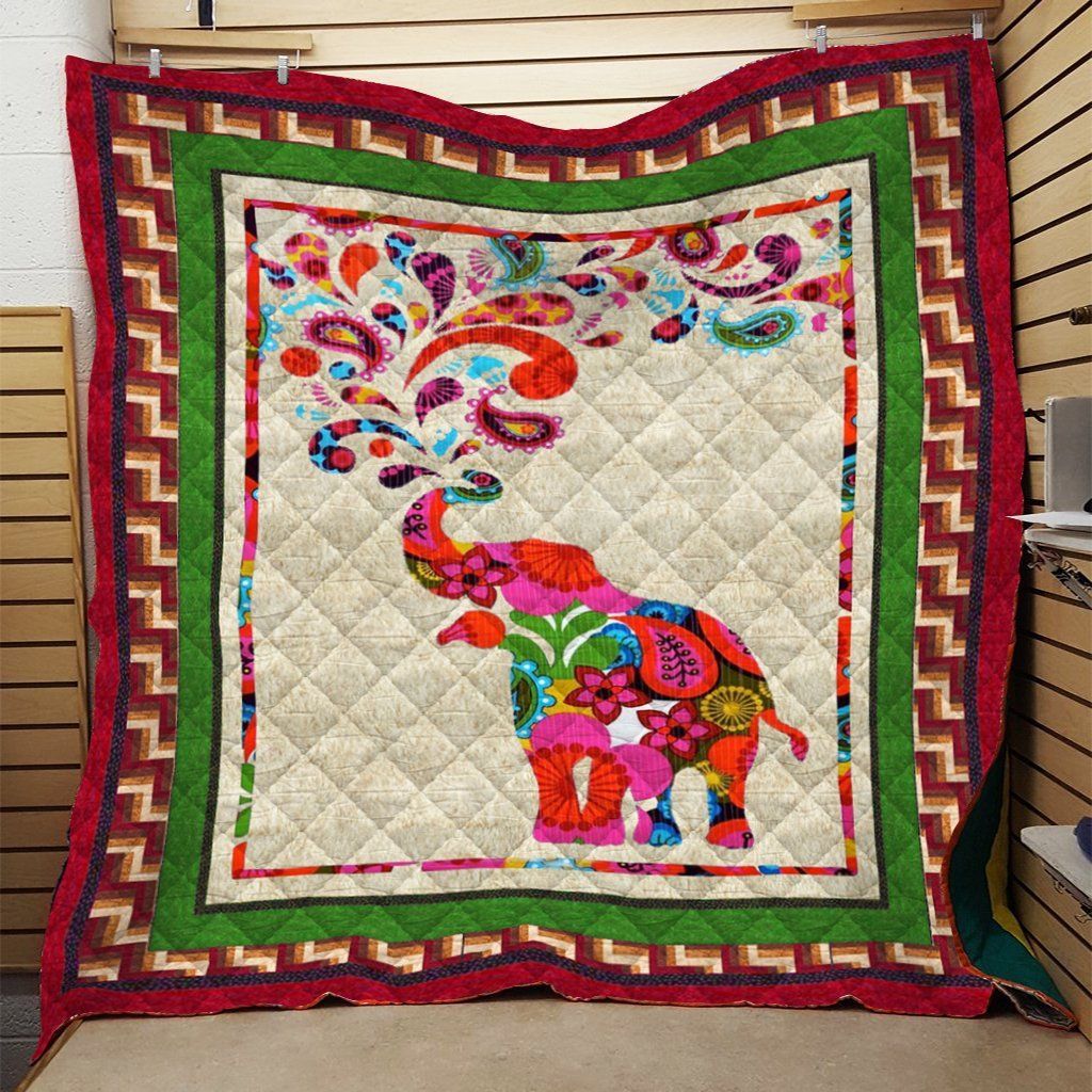 Elephant Quilt Blanket DHC0910775VT