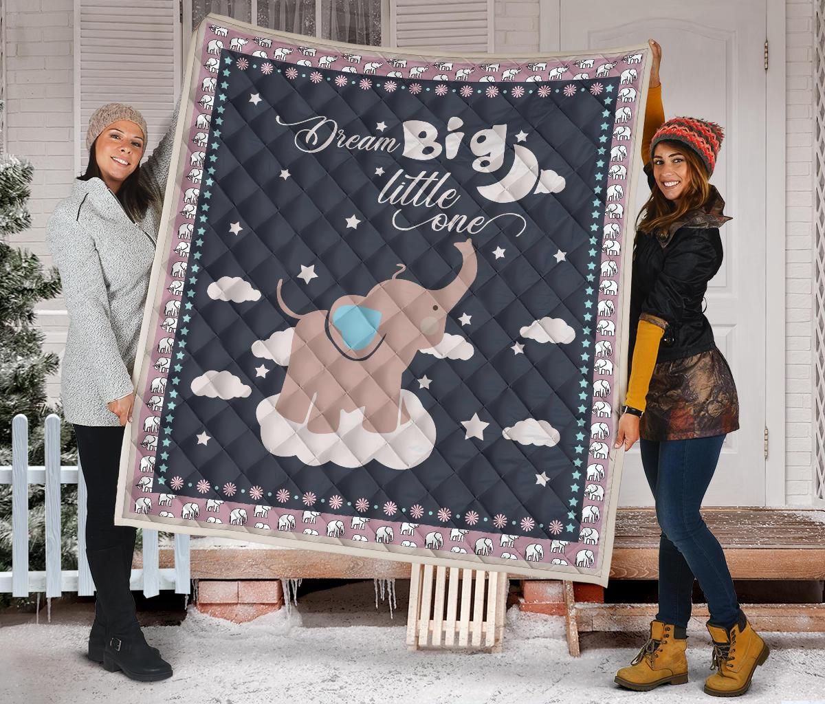 Elephant Quilt Blanket Dhc09121379Dd