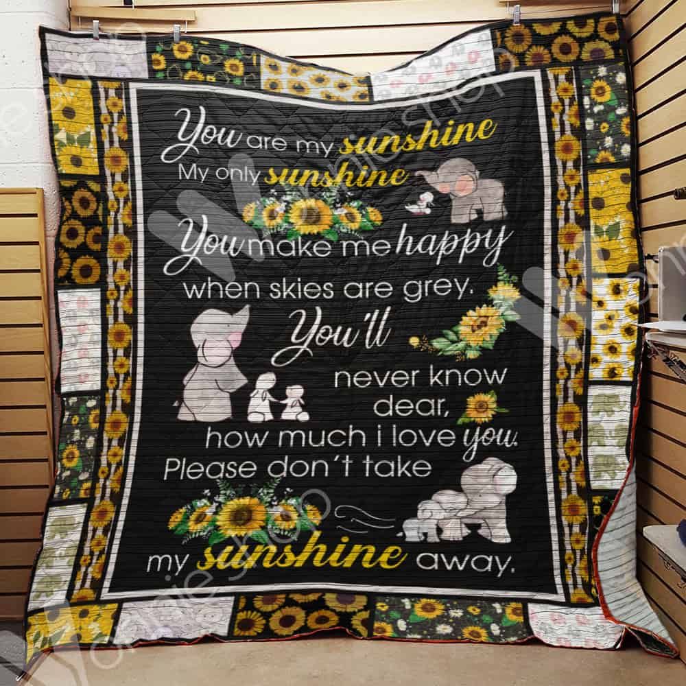 Elephant Quilt Blanket DHC1002526TD