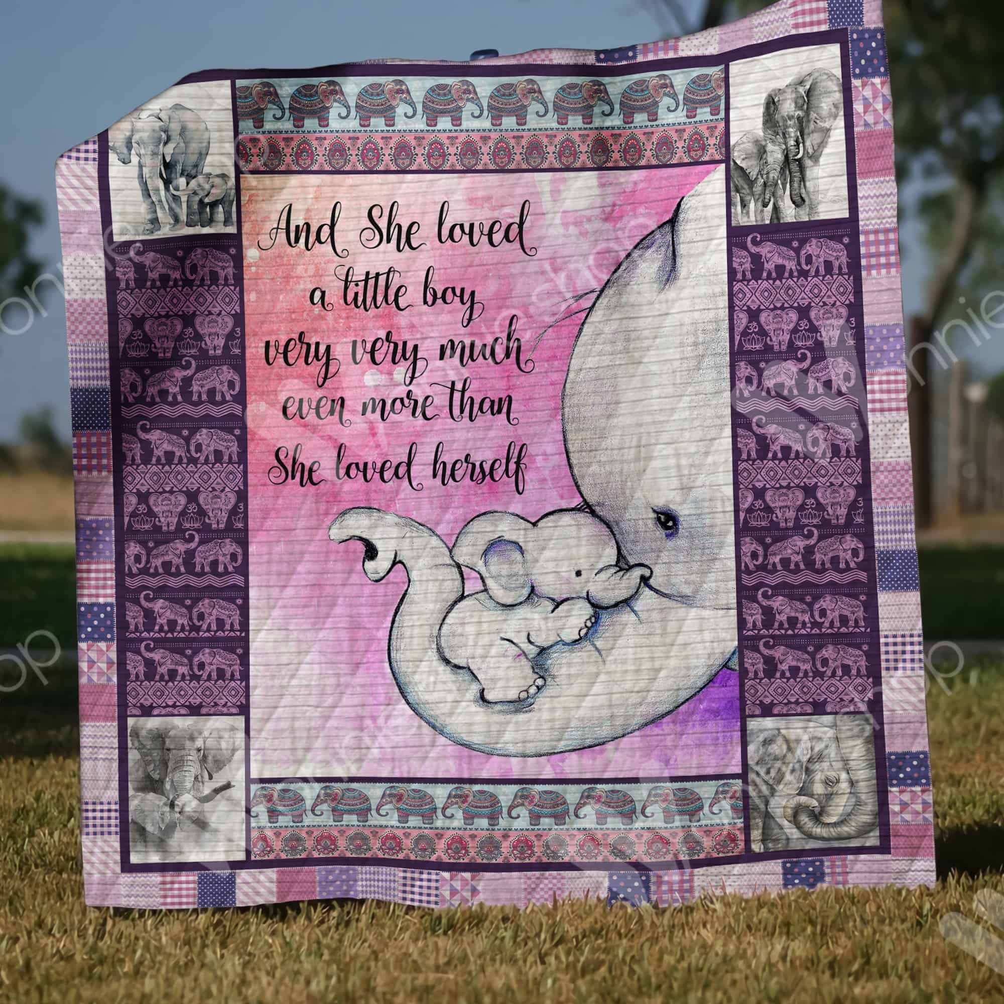 Elephant Quilt Blanket DHC1002793TD