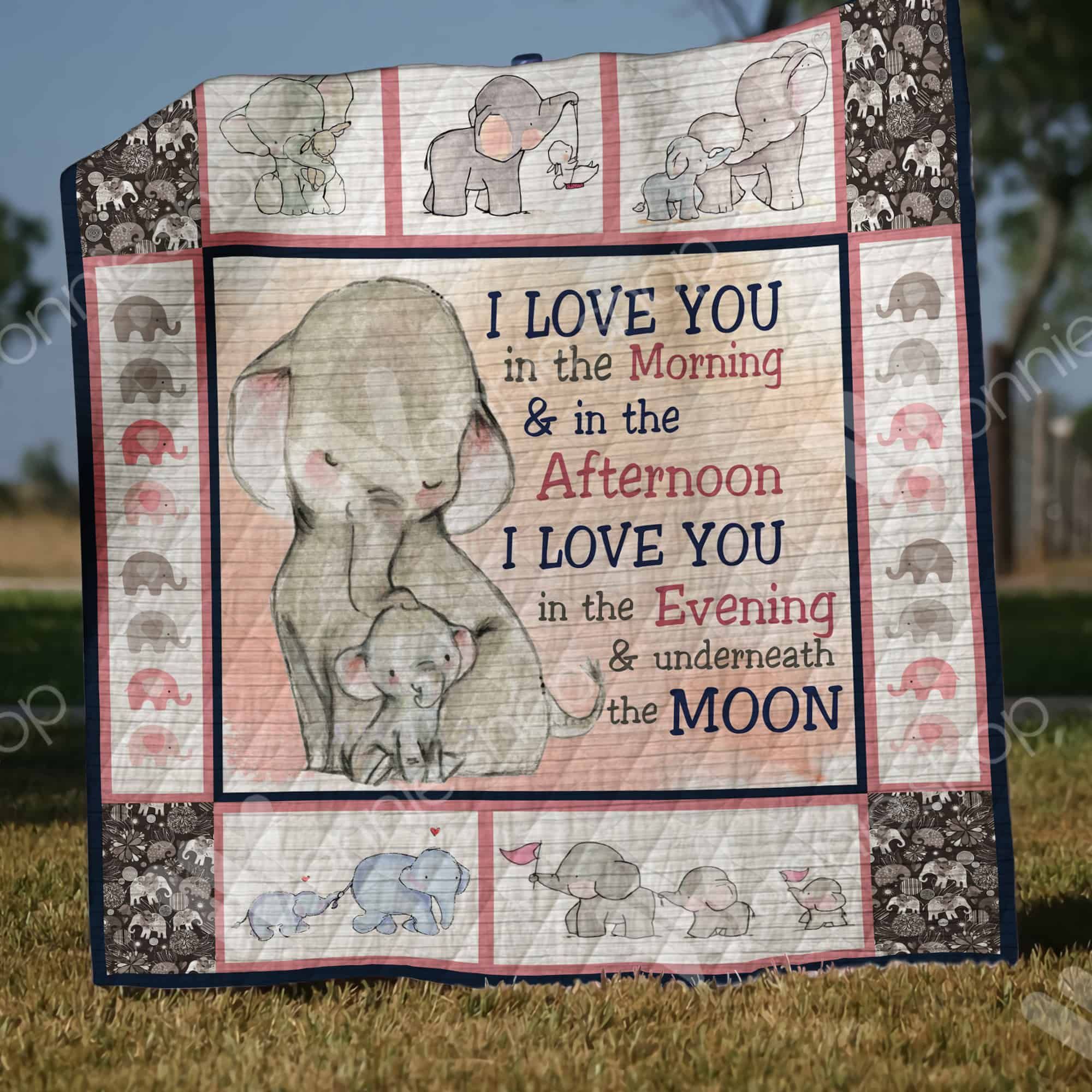 Elephant Quilt Blanket DHC1002795TD