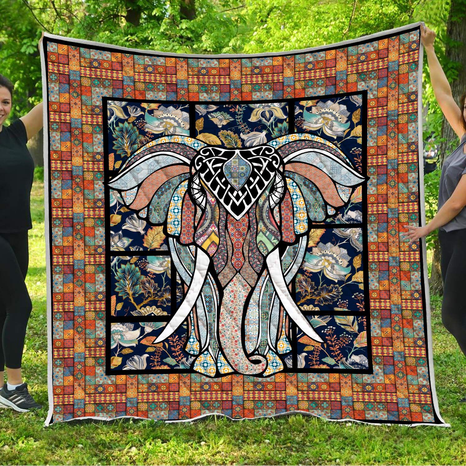 Elephant Quilt Blanket DHC13121768VT
