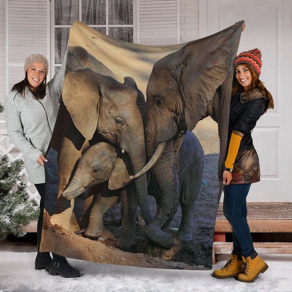 Elephant Quilt Blanket DHC150120559TD
