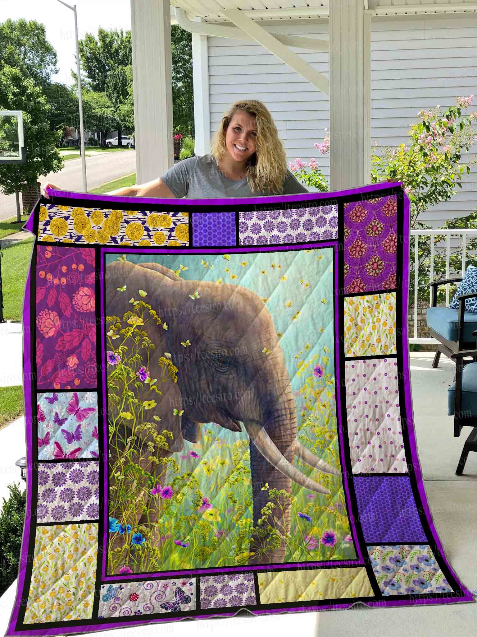 Elephant Quilt Blanket DHC1501743VT