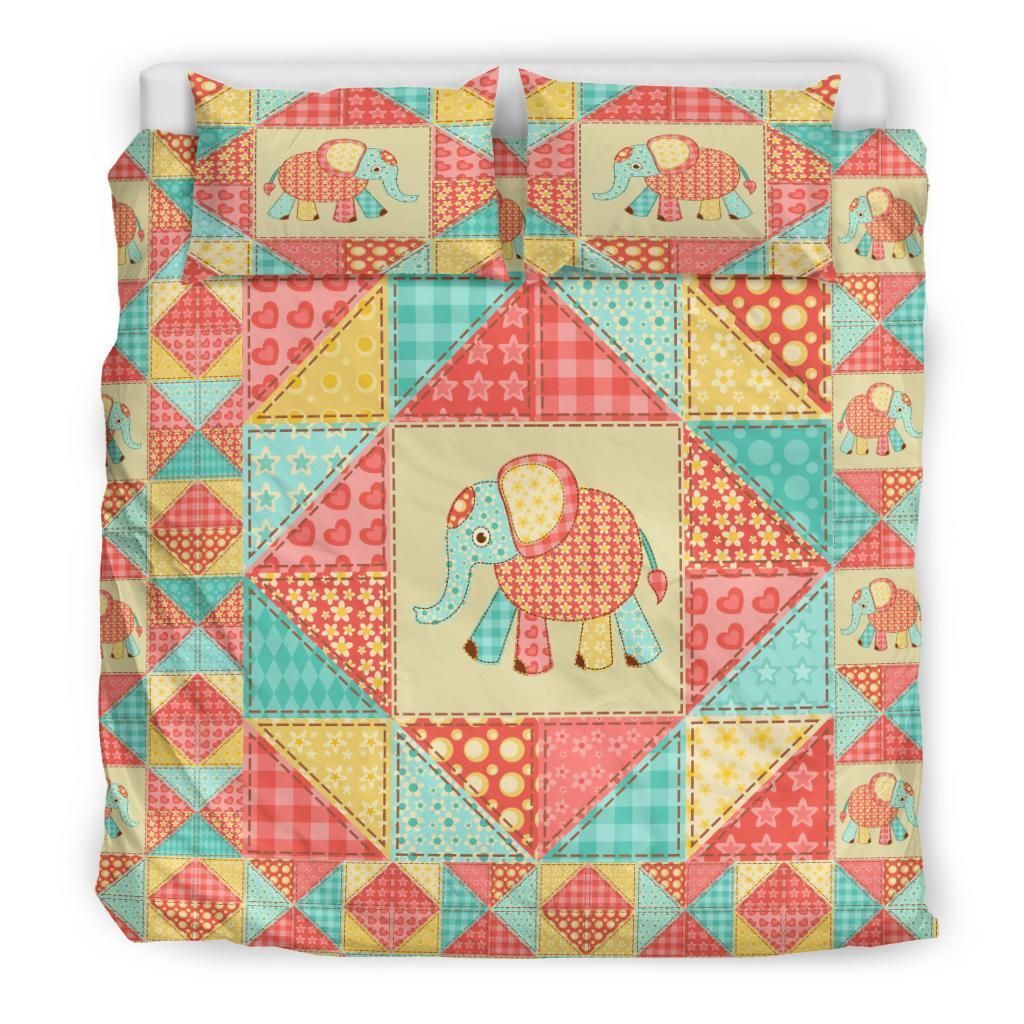 Elephant Sewing Bedding Set