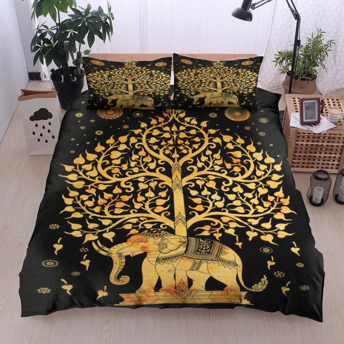 Elephant Tapestry Bedding Set