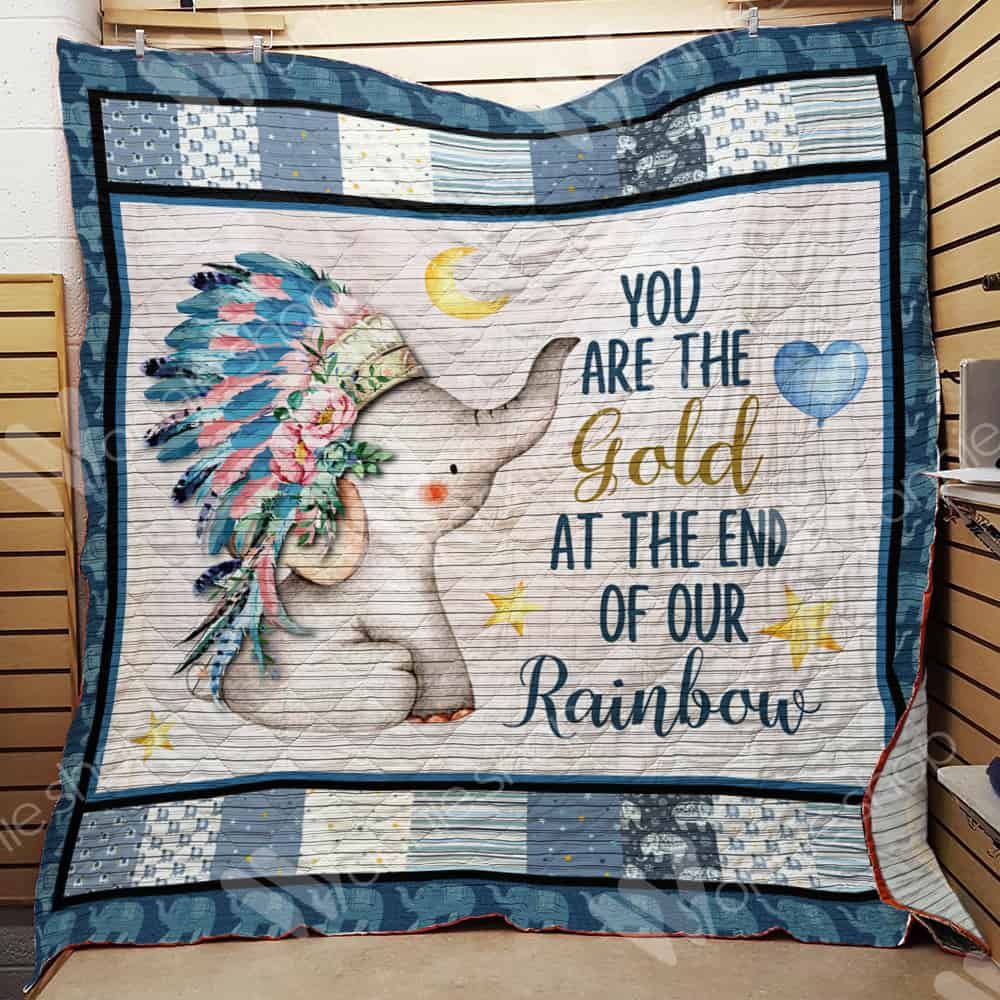 Elephant Tribal Quilt Blanket DHC03021244TD