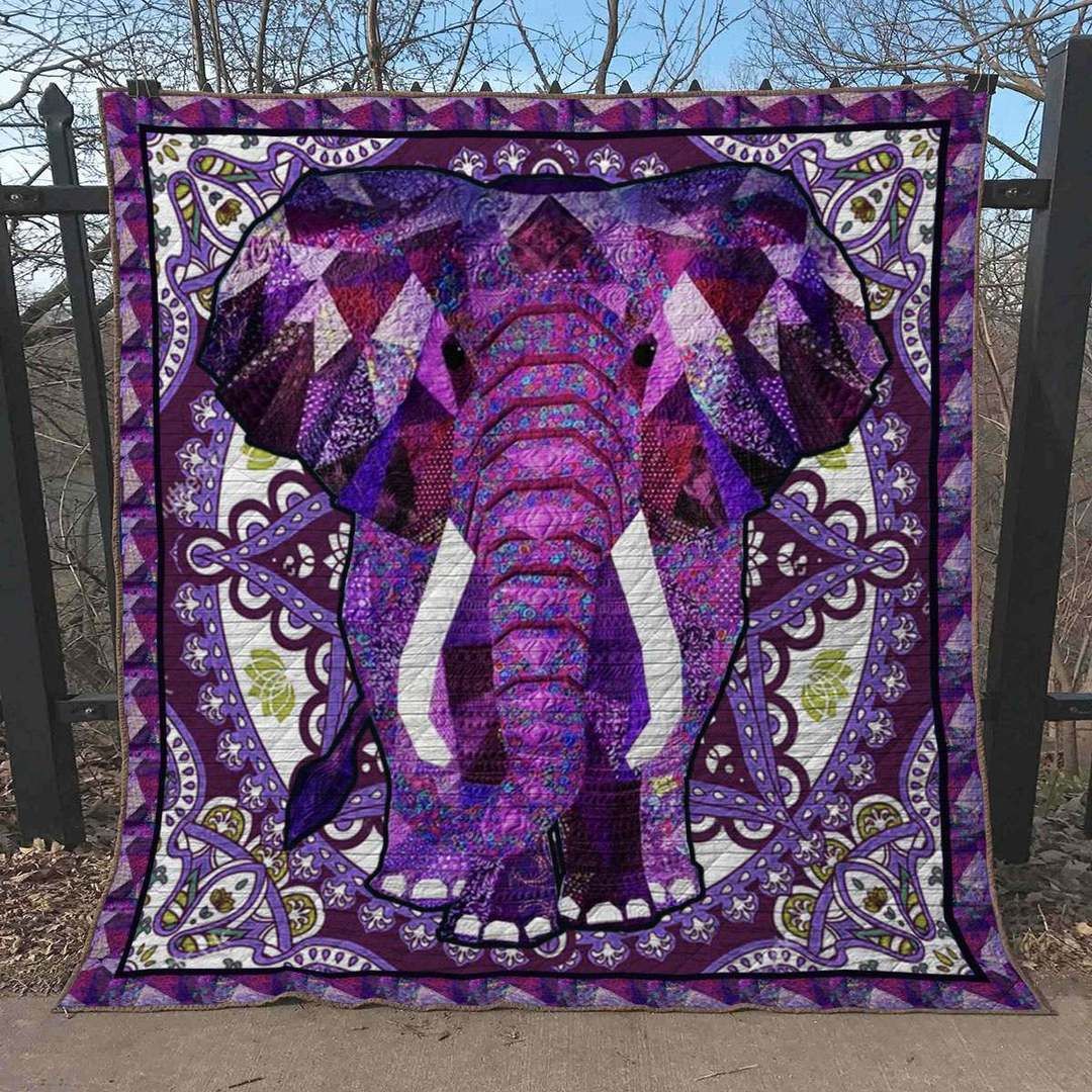 Elephant TU160703A TBG Quilt Blanket