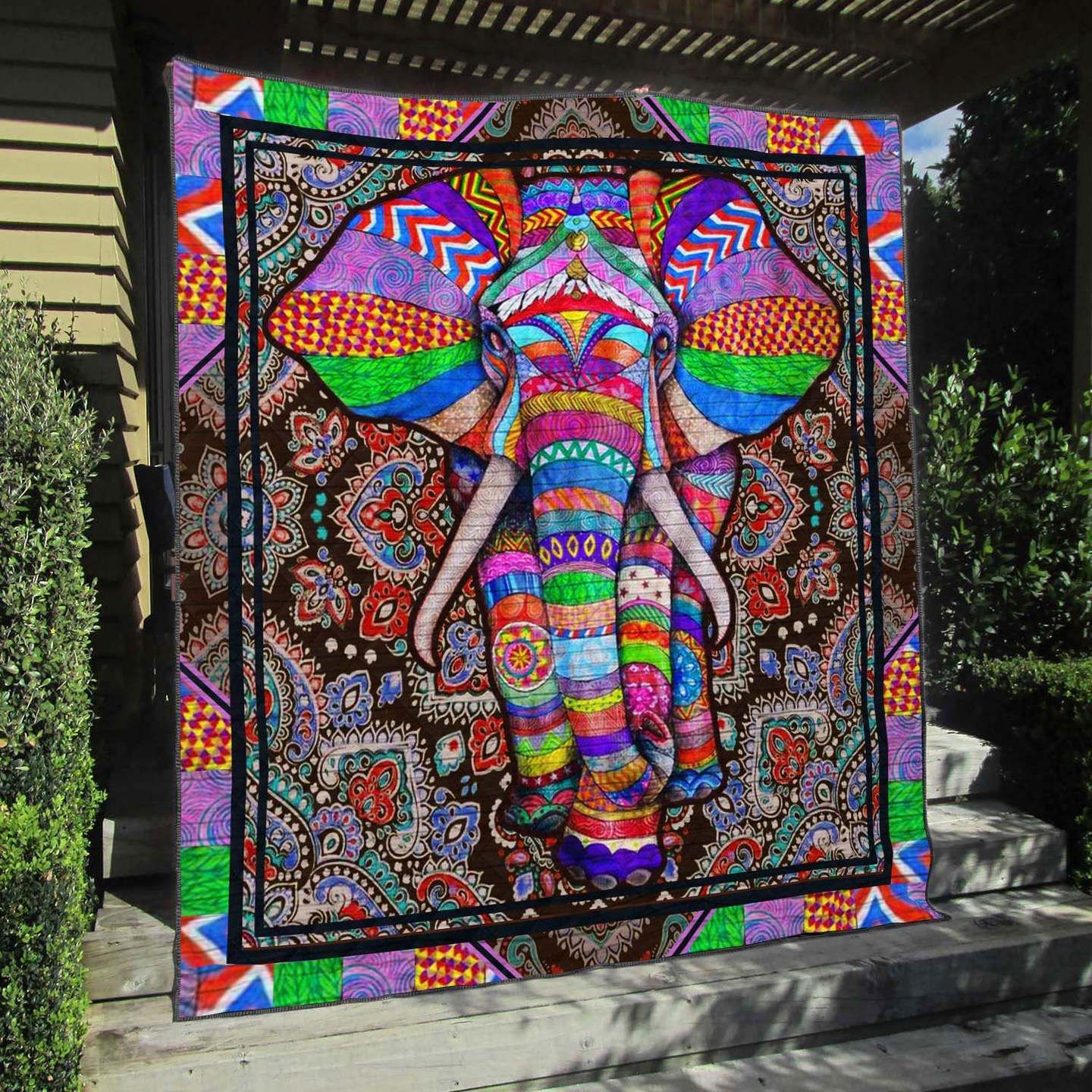 Elephant TU310710C TBG Quilt Blanket