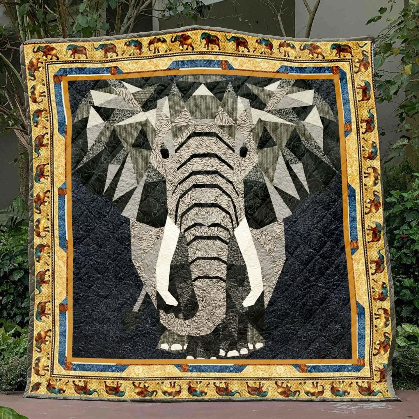 Elephant YE080710A TBG Quilt Blanket