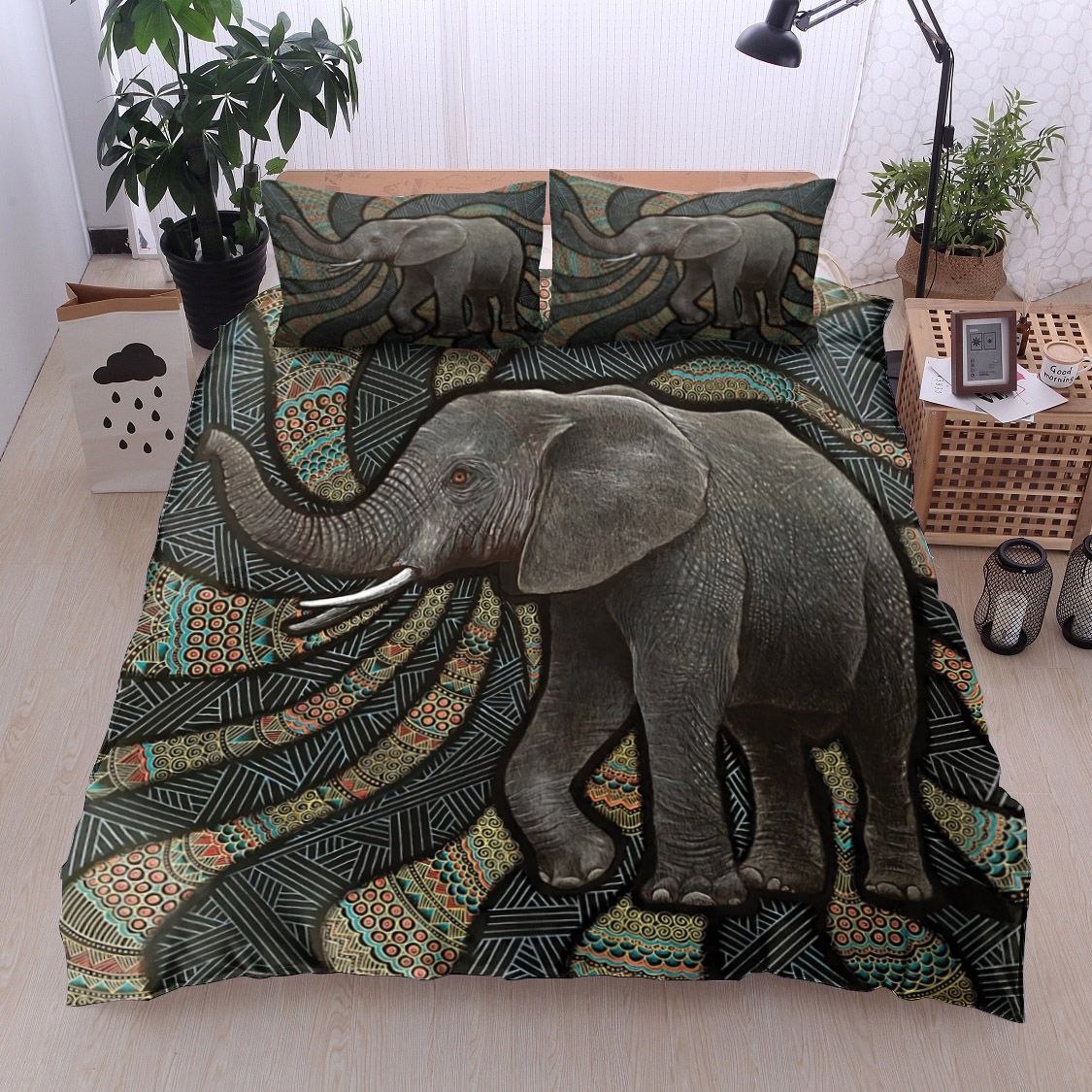 Elephant Zen Bedding Set