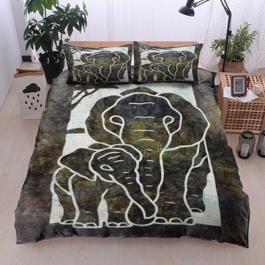 Elephants Bedding Set