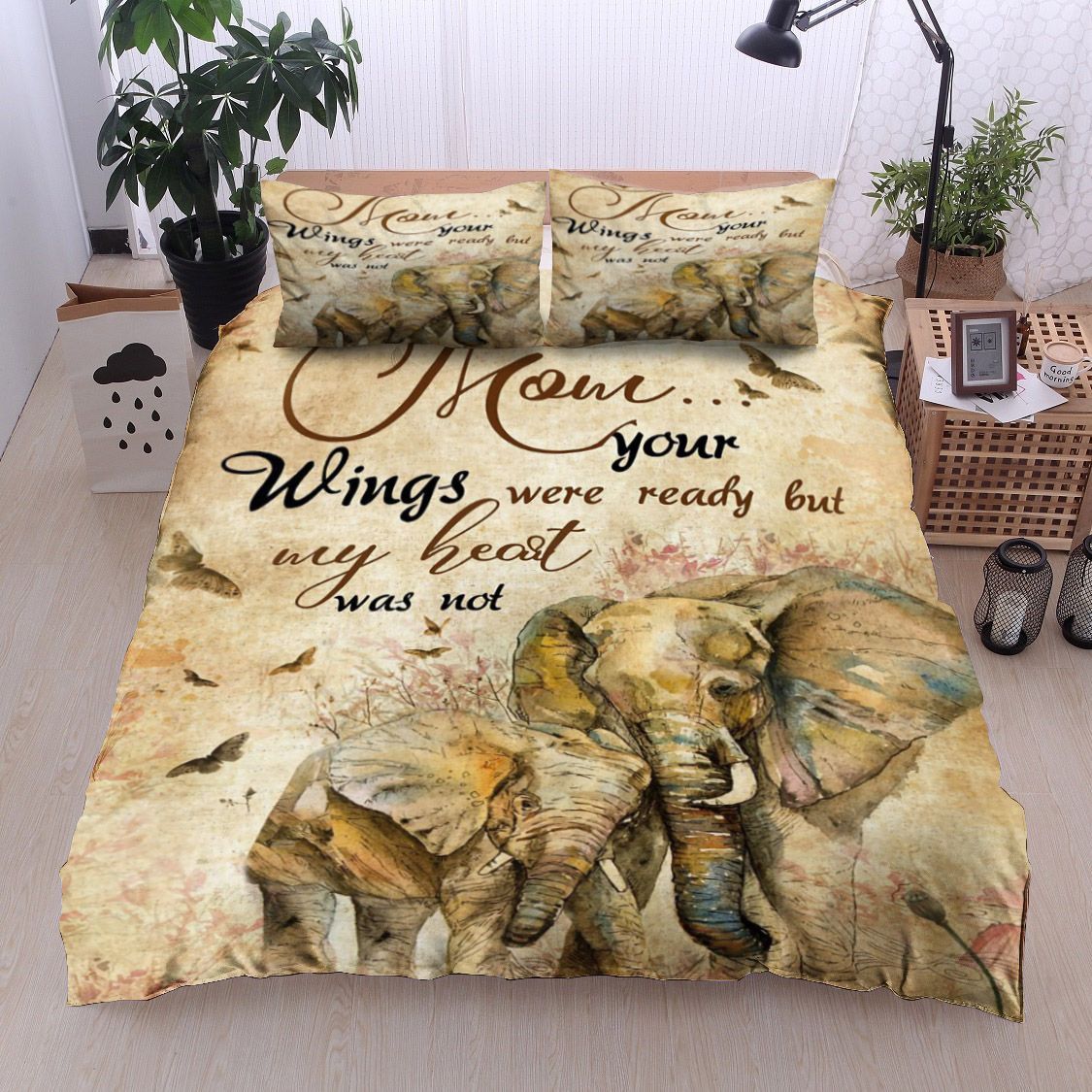 Elephants Mom Bedding Set