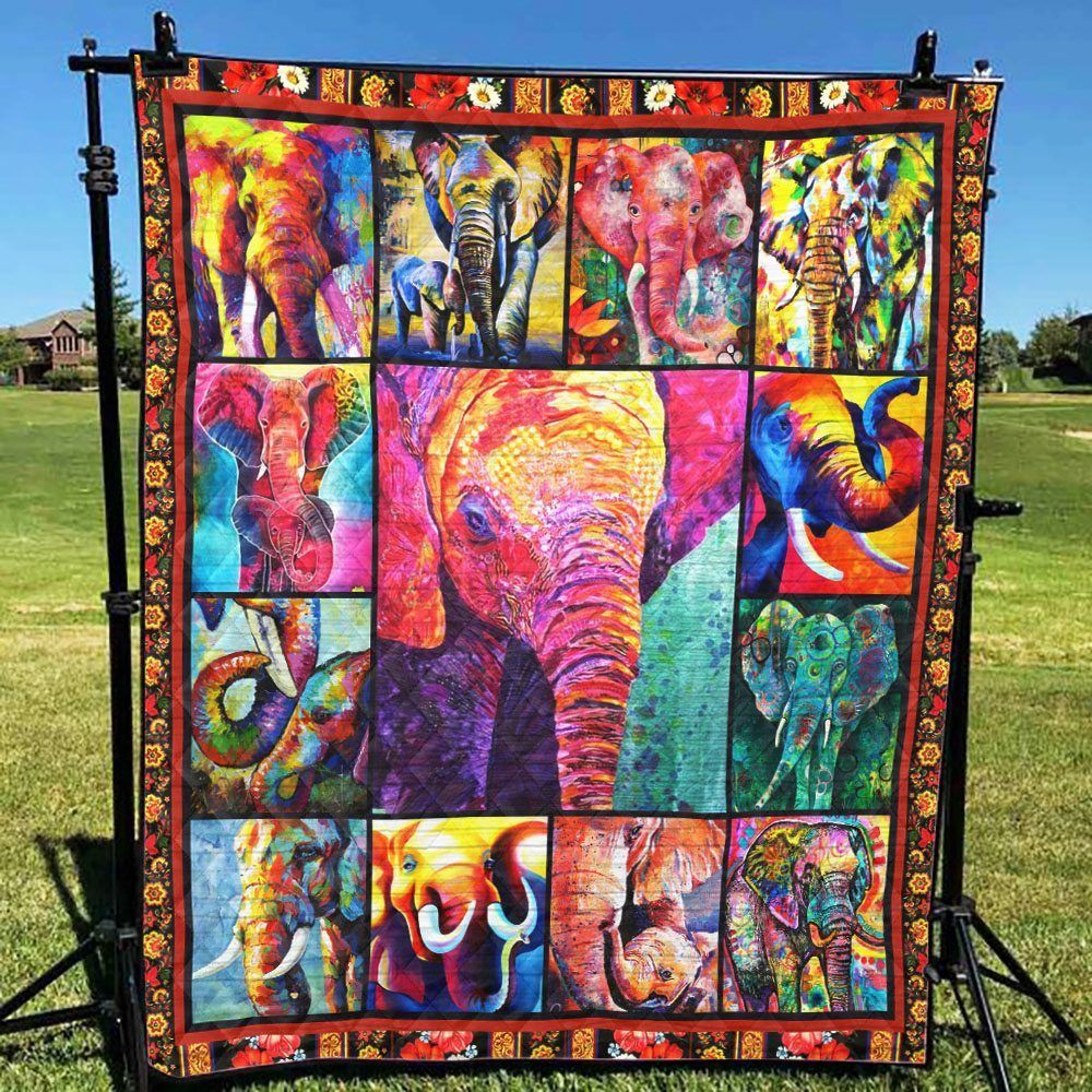 Elephants TG060701A Quilt Blanket