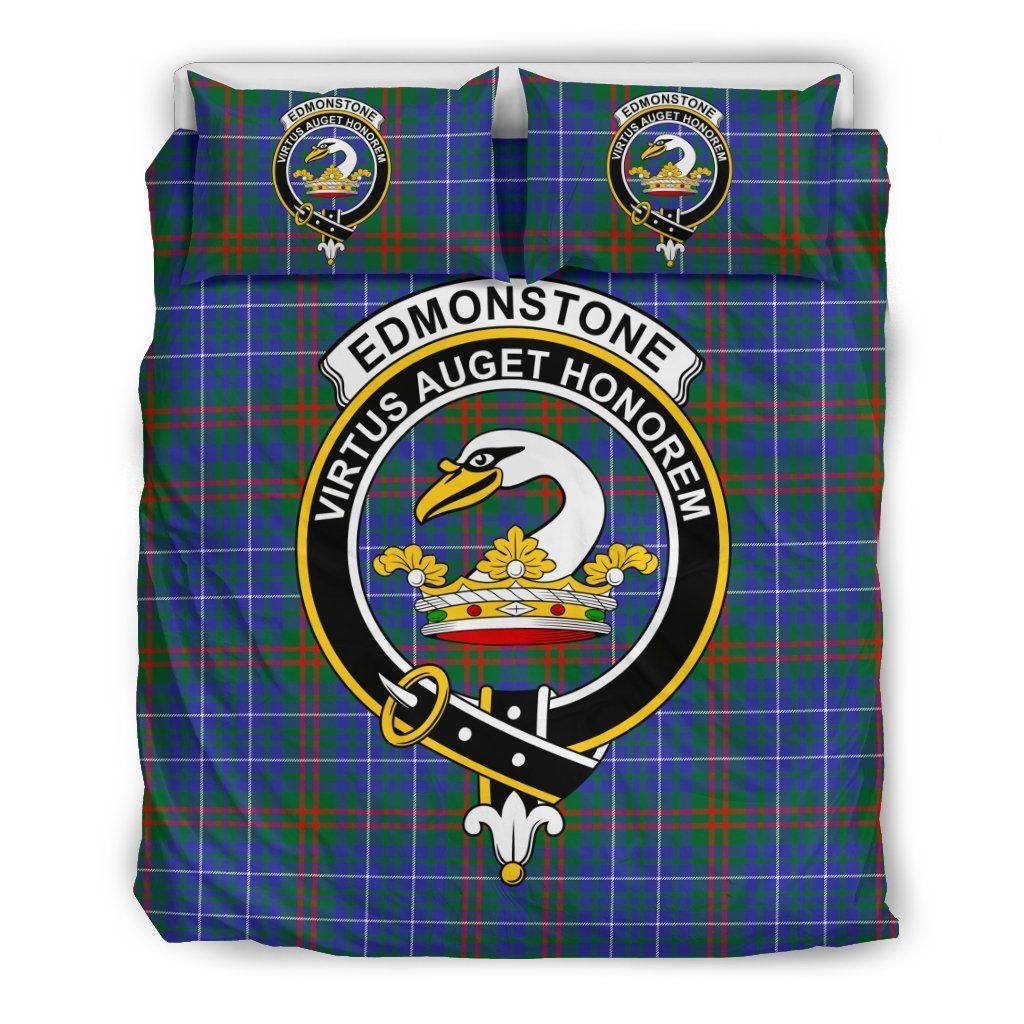 Elliot Clan Badge Tartan Bedding Set