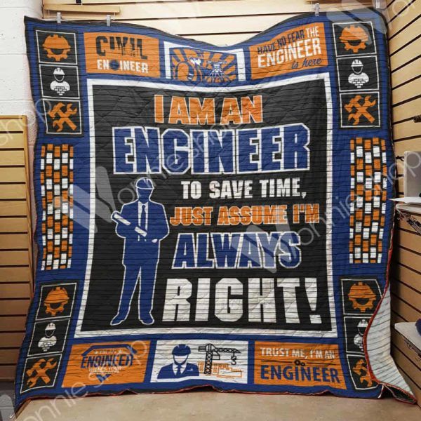Engineer CLT1810089H Quilt Blanket