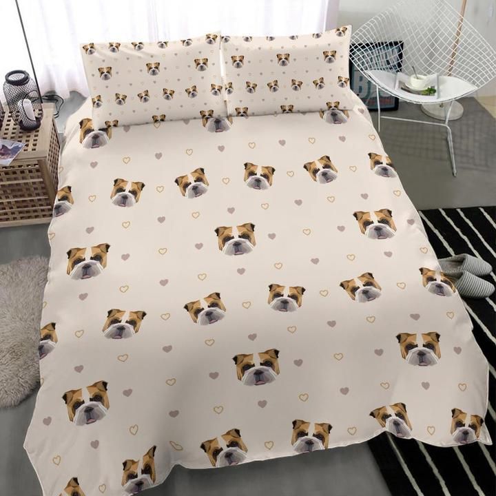 English Bulldog Bedding Set