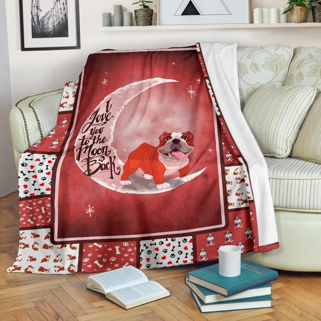 English Bulldog Sherpa Fleece Blanket