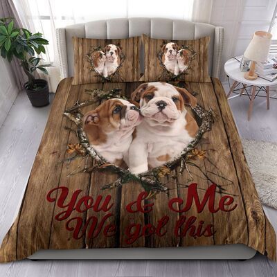 English Bulldog Bedding Set