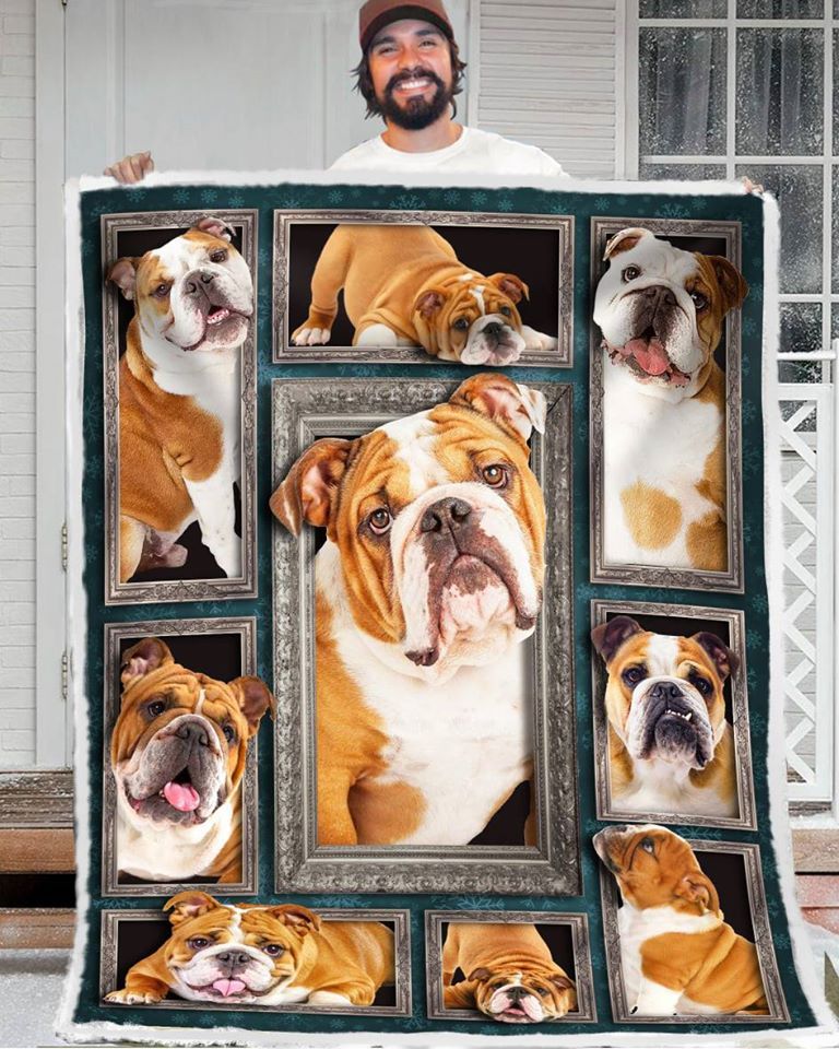 English Bulldog Quilt Blanket DHC150120698TD