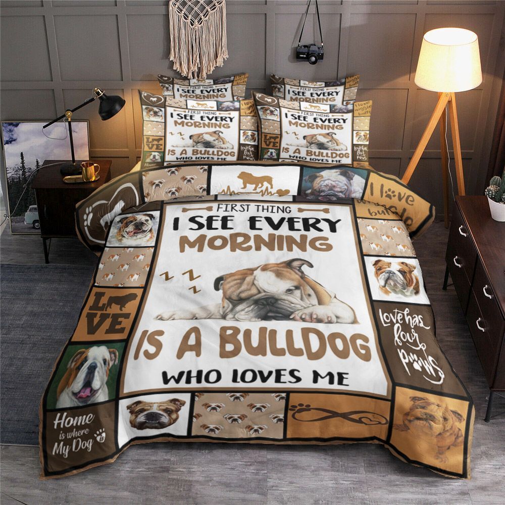 English Bulldog Bedding Set