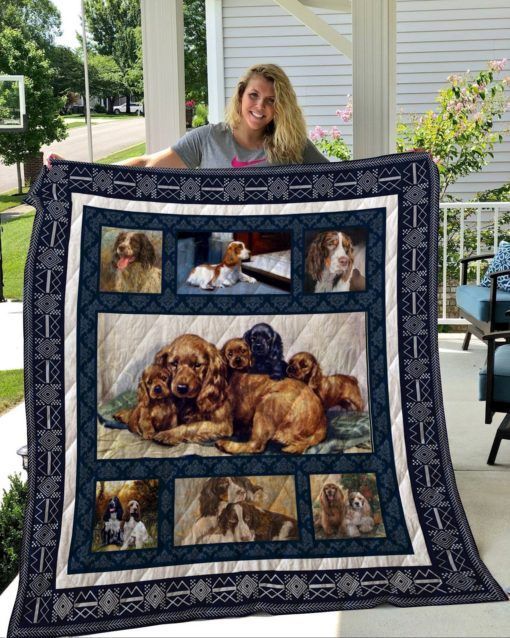 English Cocker Spaniel Quilt Blanket DHC2911326VT