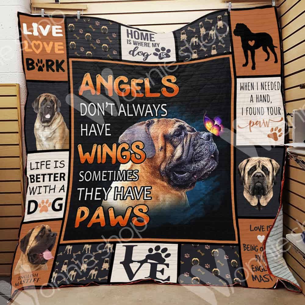English Mastiff Dog Quilt Blanket DHC0102642TD