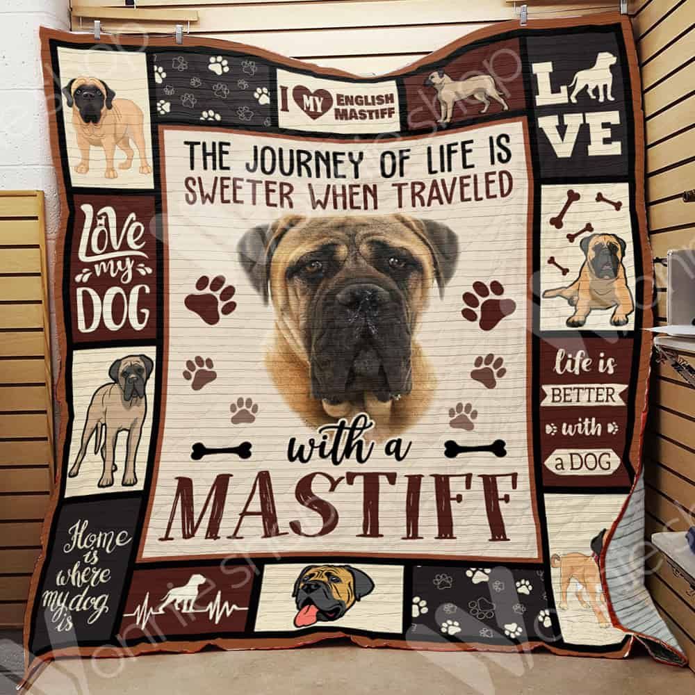 English Mastiff Dog Quilt Blanket DHC0102697TD