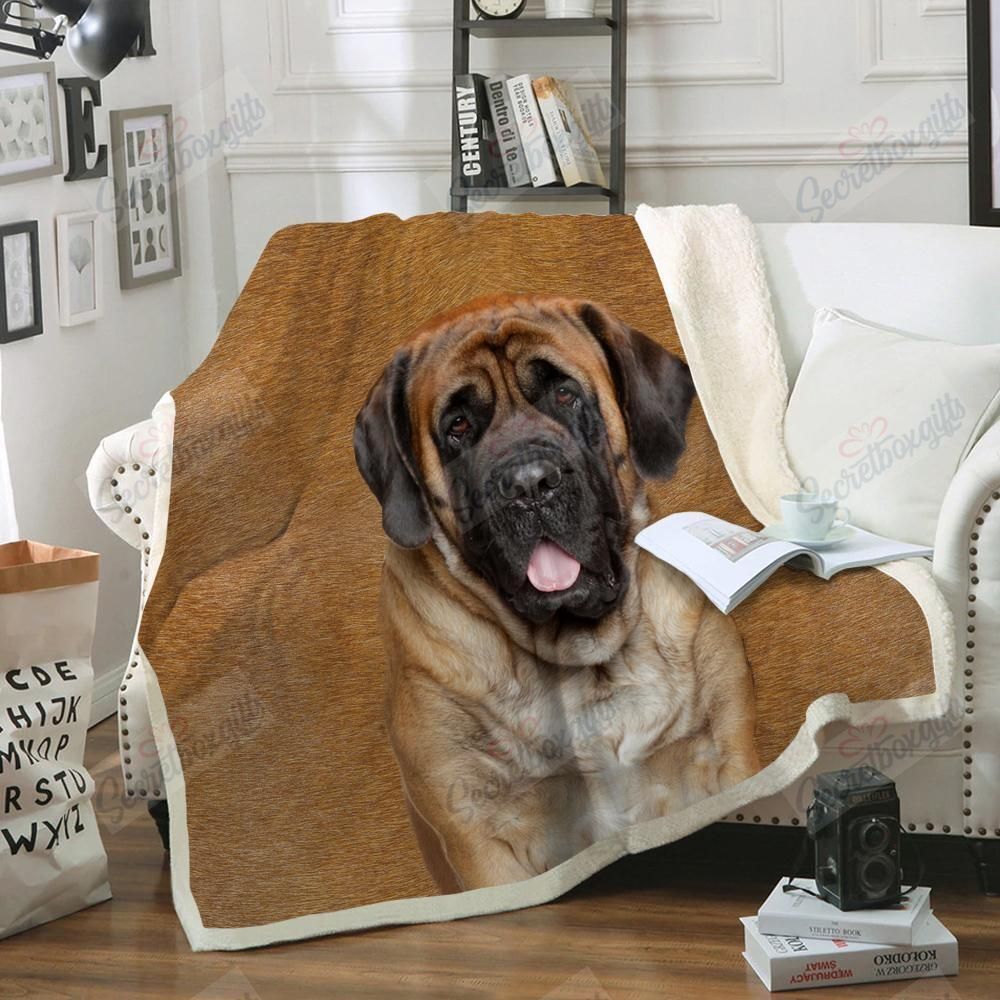 English Mastiff Fleece Blanket