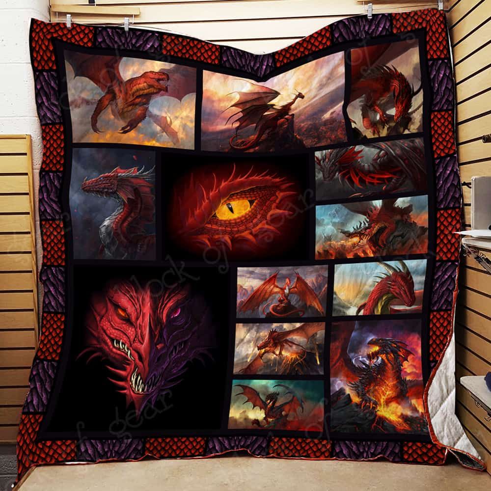 Epic Red Dragon Quilt D421 Dhc11121530Dd