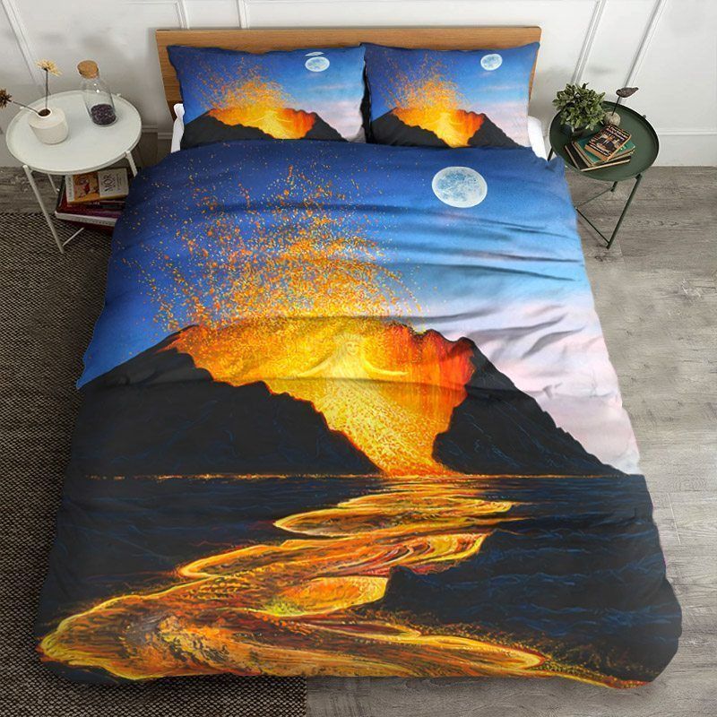 Erupting Volcano Bedding Set