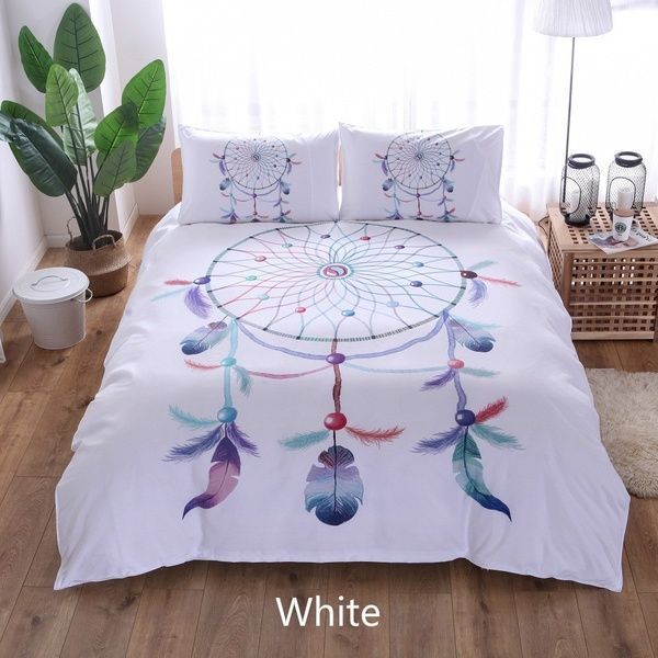 Ethnic Dream Catcher With Feathers 3d Bedding Set